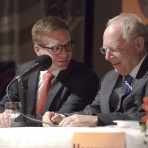 Bundesminister Schäuble in Besigheim.