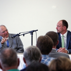Dr. Schäuble mit Marco Wanderwitz MdB